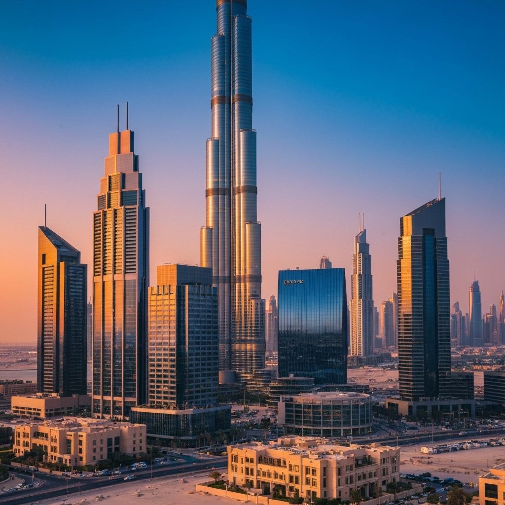 Dubai Business Skyline
